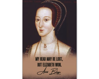 Anne Boleyn- The Autograph- Canvas