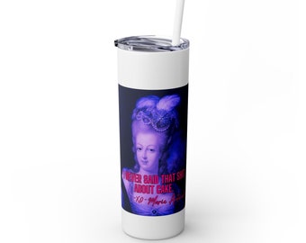 Marie Antoinette - Color PoP History Skinny Tumbler with Straw, 20oz