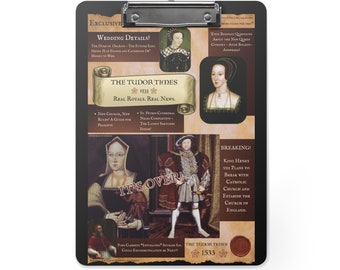 The Tudor Times - History Buff Clipboard