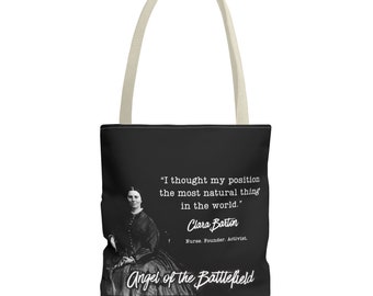 Clara Barton- Women's History- Canvas Tote Bag