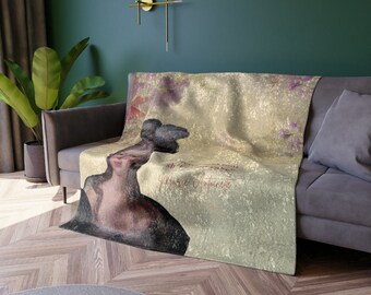 Marie Antoinette Blanket, Crushed Velvet