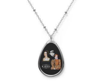 Karma for King Henry VIII - Oval Necklace