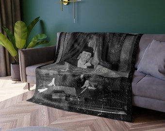 Frances Perkins - The Autograph-  History Lovers Crushed Velvet Blanket