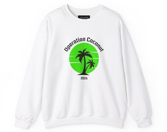 Operation Coconut - The Unisex  Crewneck Sweatshirt- Kamala Harris, Women Making History, Vote Kamala Harris, Kamala 2024