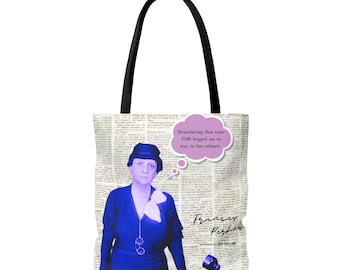 Frances Perkins Has Some Thoughts - Historical Women Tote Bag