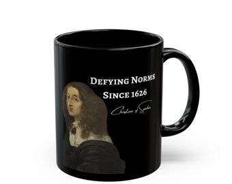 Christina of Sweden- Defying Norms Since 1626-  Black Mug