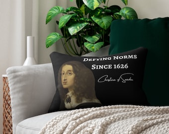 Christina of Sweden, Spun Polyester Lumbar Pillow