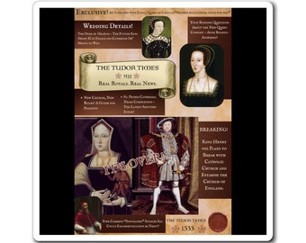 The Tudor Times - Fun History Magnet