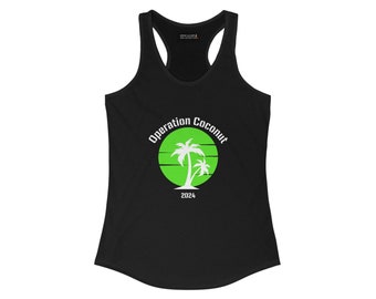 Operation Coconut - Kamala Harris Makes History - Women's Ideal Racerback Tank
