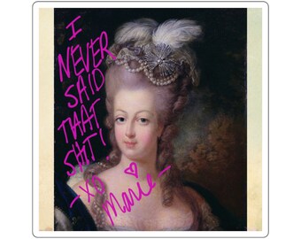 Marie Antoinette - "The Autograph- Women of History" Sticker