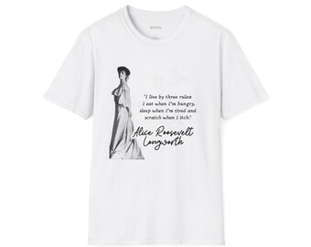 Alice Roosevelt - Women's History - Unisex Softstyle T-Shirt