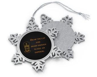 Cleopatra- Pewter Snowflake Ornament