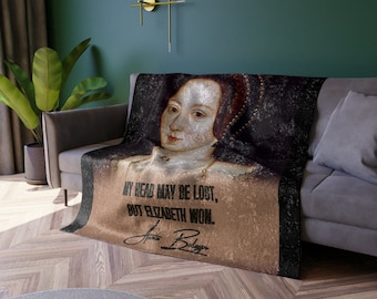 Anne Boleyn Wins- The Autograph- Velvet Blanket