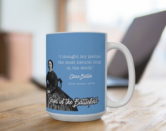 Clara Barton, Women's History Mug 15oz