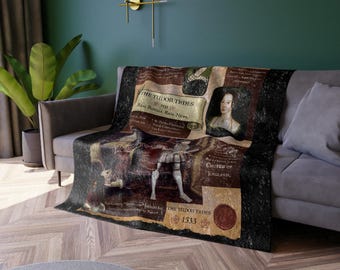 The Tudor Times - A Tudor History Tabloid -Arctic Fleece Blanket