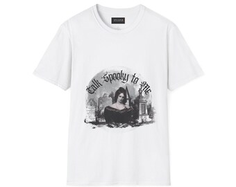 Mary Shelley - Talk Spooky to Me, Halloween Women's History, Feminist T-Shirt- Unisex Fit