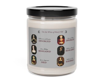 The Six Wives of Henry VIII - Scented Soy Candle, 9oz