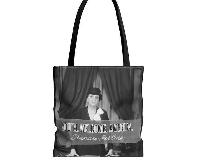 Featured listing image: The Frances Perkins - Women of History- Tote Bag
