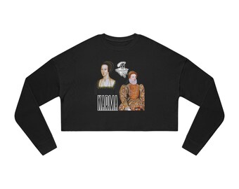 Karma - A Tudor History - Feminist Women's Cropped Sweatshirt