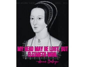 Anne Boleyn - The Autograph - POP version- Premium Matte Vertical Posters