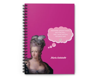 Marie Antoinette Has Some Thoughts - The  Notebook - Ruled Line