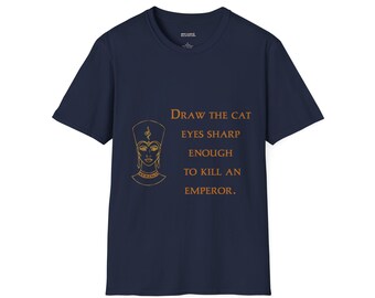 Cleopatra - Women's History- Cat Eyes - Unisex Softstyle T-Shirt