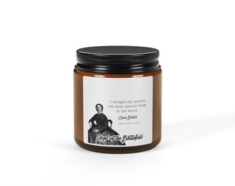 Clara Barton, Women's History, Soy Candle (amber jar, 2 sizes)