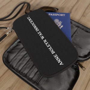 Anne Boleyn Was Innocent - Die Passport Geldbörse