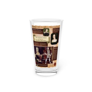 The Tudor Times - History Fan - Pint Glass, 16oz
