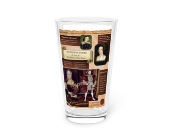 The Tudor Times - History Fan - Pint Glass, 16oz