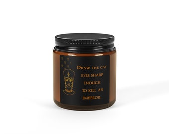 Cleopatra- Women of History - Scented Soy Candle (Multi-Size, Amber Jar)