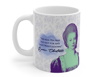 Queen Charlotte- Women's History Black Mug (11oz, 15oz)