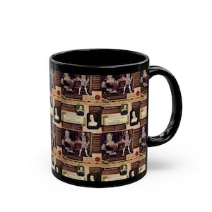 The Tudor Times - A History Tabloid, Featuring King Henry VIII, Anne Boleyn and more Black Mug (11oz, 15oz)