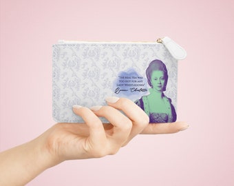 Queen Charlotte Has Some Thoughts- The Vegan Mini Clutch Bag