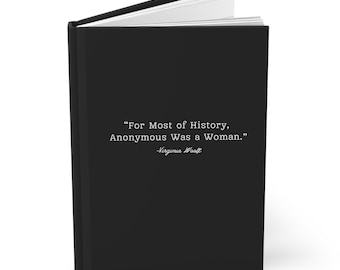 Virginia Woolf Quote - Hardcover Journal