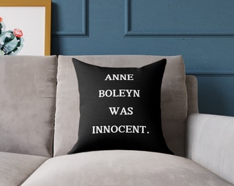 Anne Boleyn - The Autograph - Square Pillow