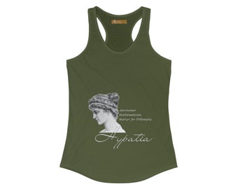 Hypatia, Women's History, Women's Ideal Racerback Tank