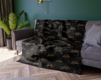 History Lover Crushed Velvet Blanket