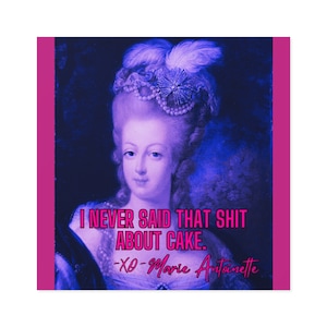 Marie Antoinette - &quot;The Autograph&quot; Square Stickers, Indoor\Outdoor