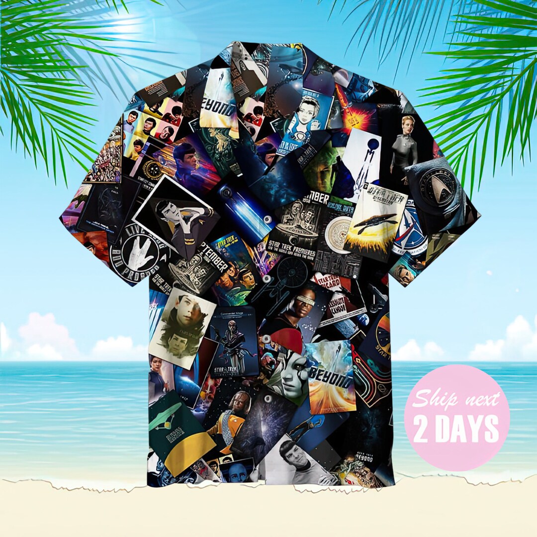 Star Trek Collage 2 Hawaii Hemd Weiches Hawaii Hemd 3D Etsy de star-trek-collage-2-hawaii-hemd-weiches-hawaii-hemd-3d-etsy-de