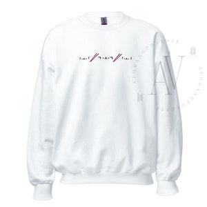 Yoongi - inspired Embroidered That That Unisex Sweatshirt