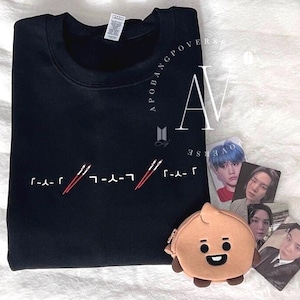 Yoongi - inspired Embroidered That That Unisex Sweatshirt