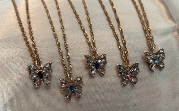 Collana Antica Primi '900 In Oro 9kt Con Saliscendi A Farfalla - Compro - Foto 5