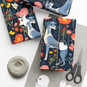 Papeles de regalo florales Greyhound