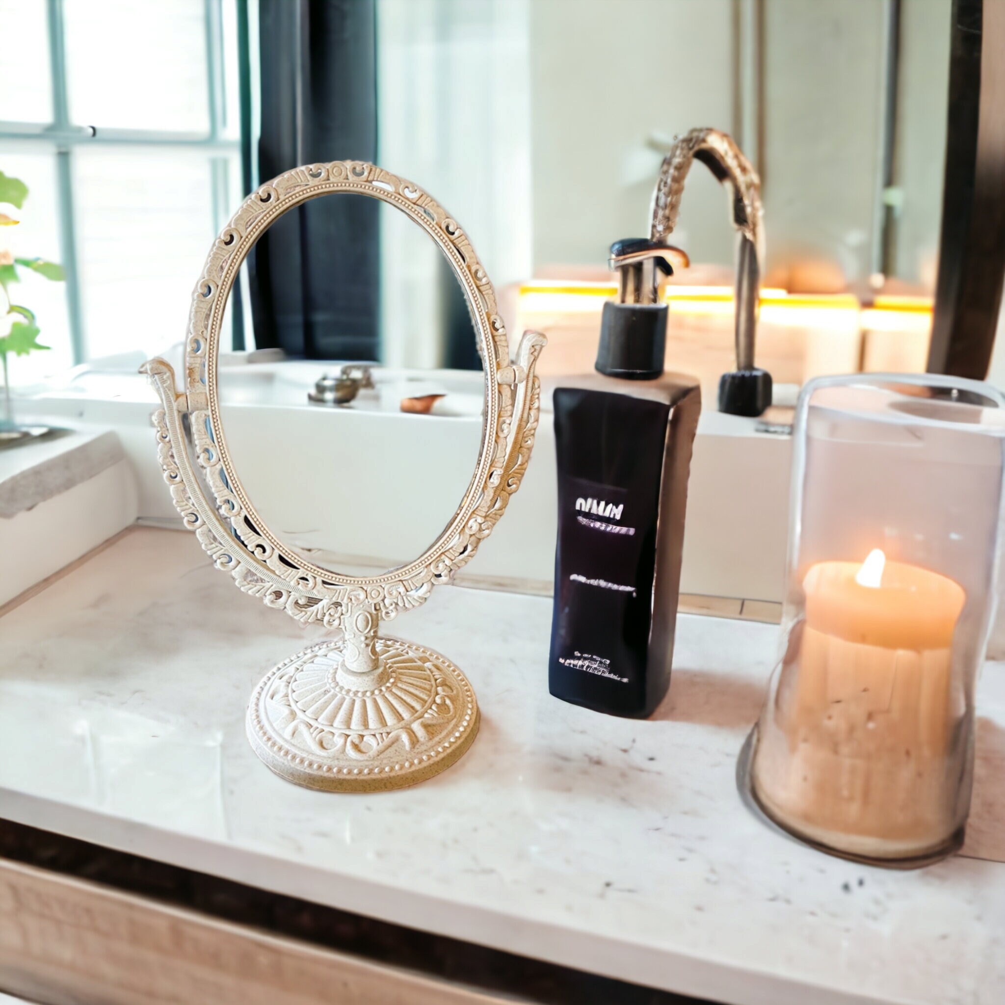 Heart Shaped Vanity Mirror Heart Shapped Mirror / Double Sided Mirror