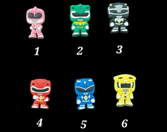 Power Rangers Croc Charms