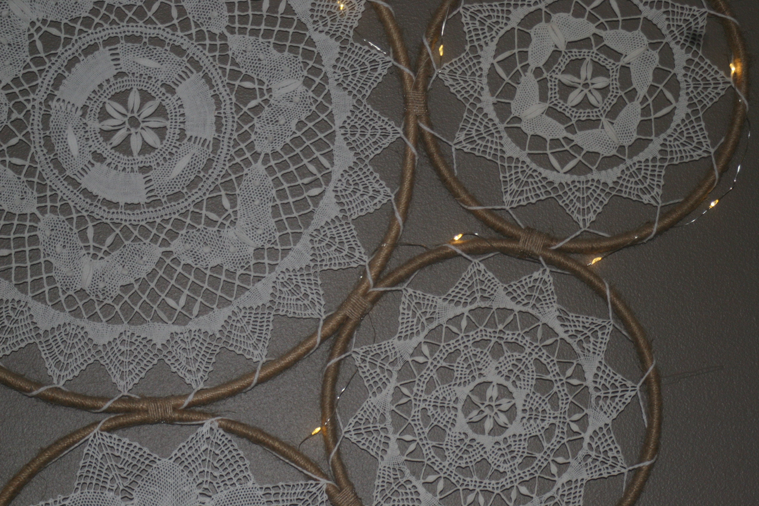 Antique Doily Wall Hanging - Etsy
