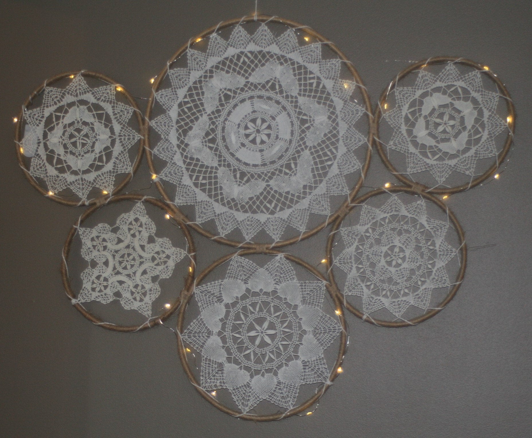Antique Doily Wall Hanging - Etsy
