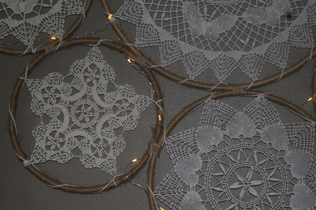 Antique Doily Wall Hanging - Etsy