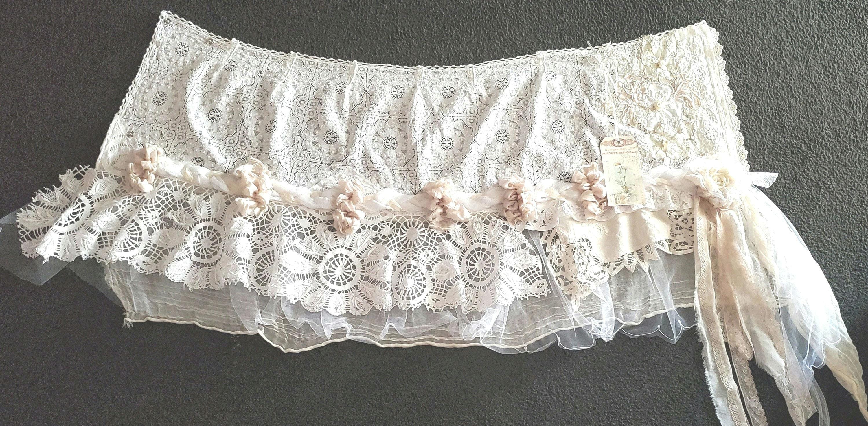 by DOE - Lace Embroidery Wrap Skirt